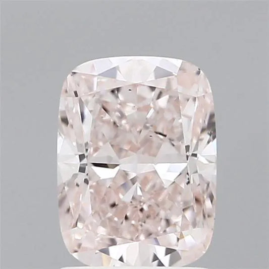1.60ct Cushion brilliant Lab Grown Diamond (Colour Fancy Light Pink, Clarity VS2, Cut GD, IGI Certified)