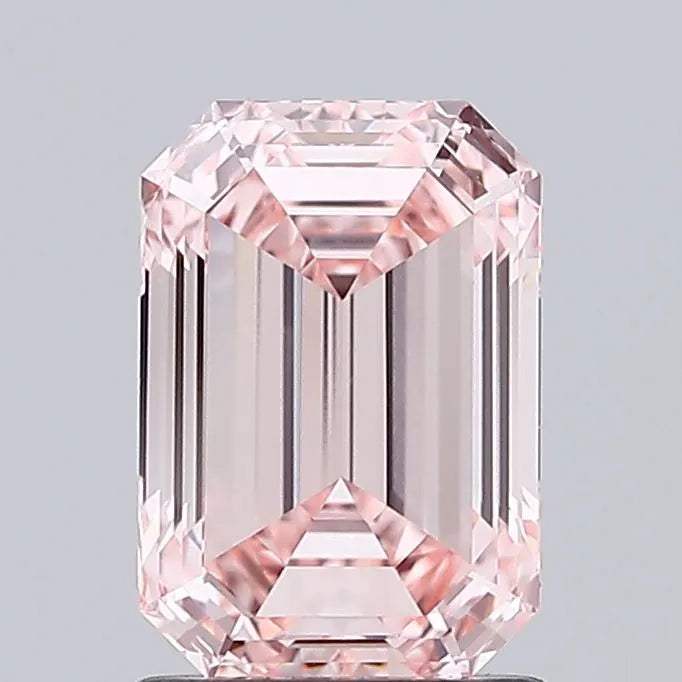 1.61ct Emerald Lab Grown Diamond (Colour Fancy Intense Pink, Clarity VVS2, IGI Certified)