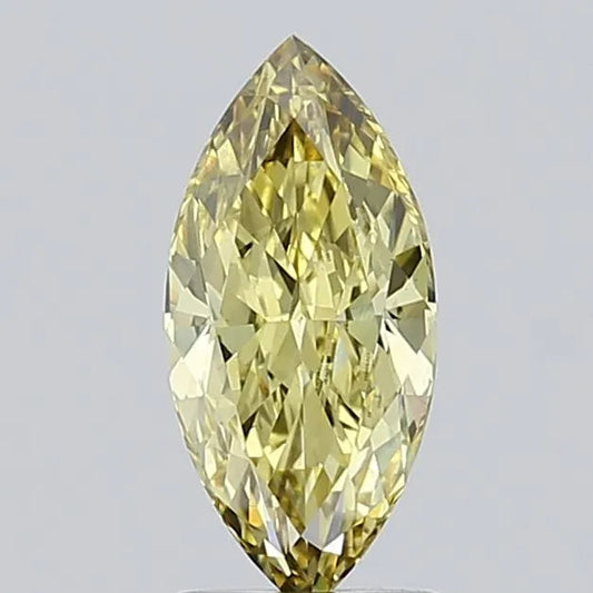 1.62ct Marquise Lab Grown Diamond (Colour Fancy Intense Yellow, Clarity VS2, IGI Certified)
