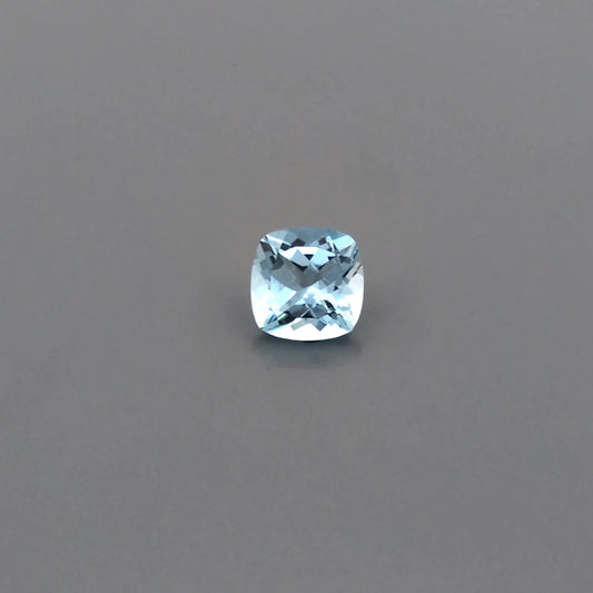 1.63ct Cushion Natural Aquamarine (Colour Blue, Clarity Eye Clean, Cut Faceted)