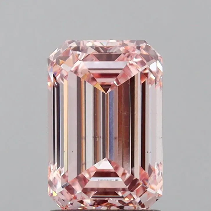 1.71ct Emerald Lab Grown Diamond (Colour Fancy Pink, Clarity VS1, IGI Certified)