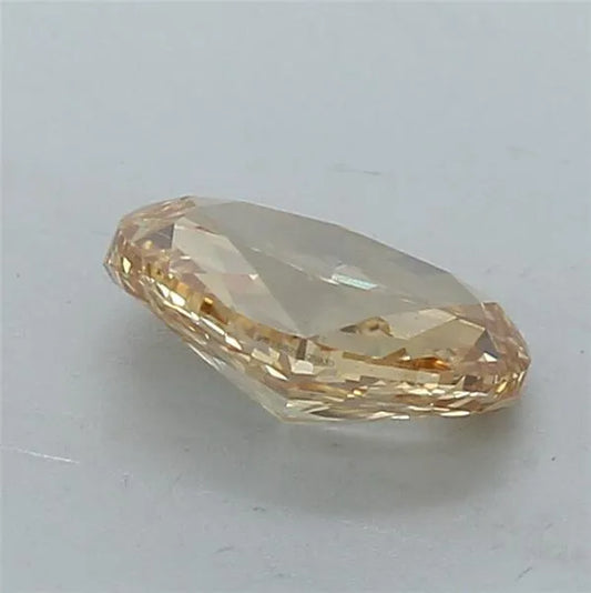1.71ct Oval Lab Grown Diamond (Colour Fancy Intense Orangey Yellow, Clarity VS2, IGI Certified)