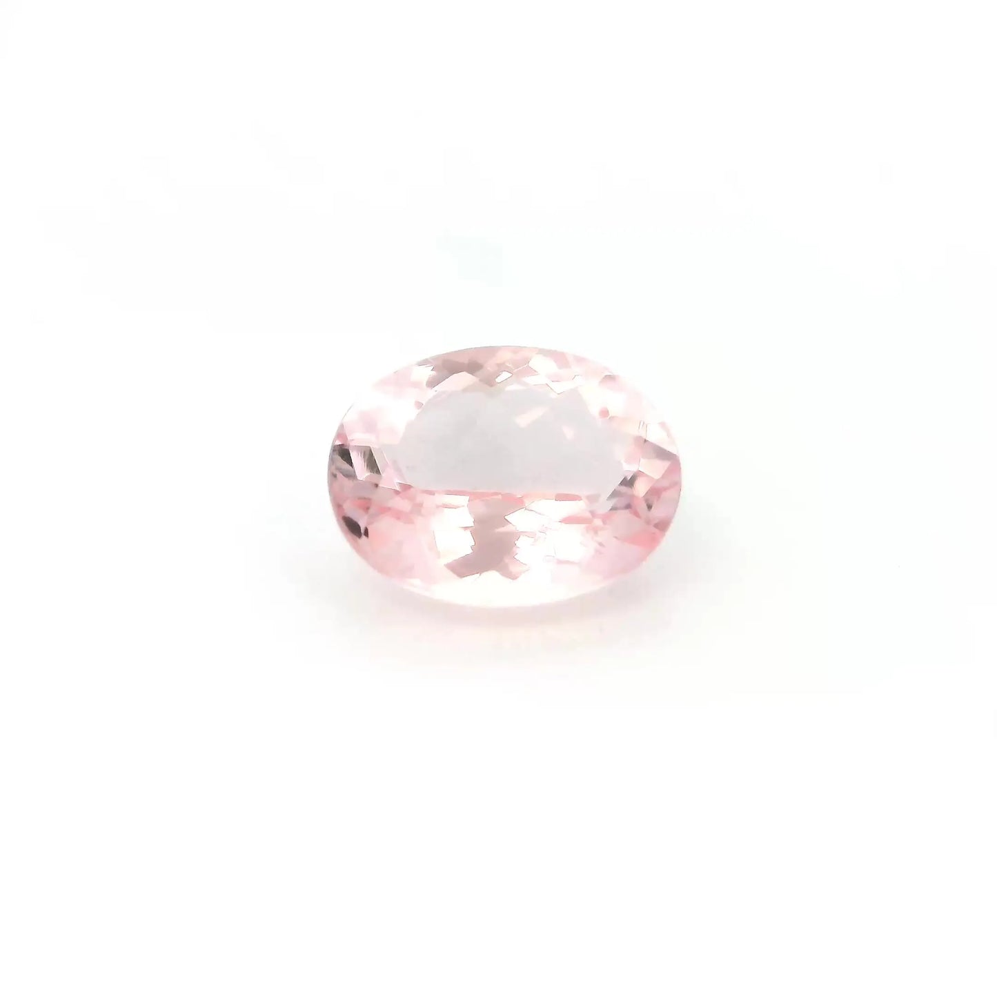 1.71ct Oval Natural Morganite (Colour Pink, Clarity Eye Clean, Cut Faceted)