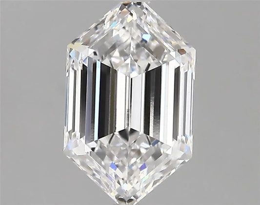 1.77ct Hexagonal Lab Grown Diamond (Colour D, Clarity VVS2, IGI Certified)