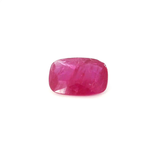 1.78ct Cushion Natural Ruby (Colour Red, Clarity Moderately Included, Cut Faceted)
