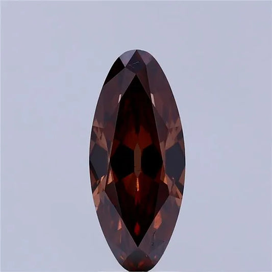 1.79ct Oval Lab Grown Diamond (Colour Fancy Deep Brown, Clarity VS2, IGI Certified)