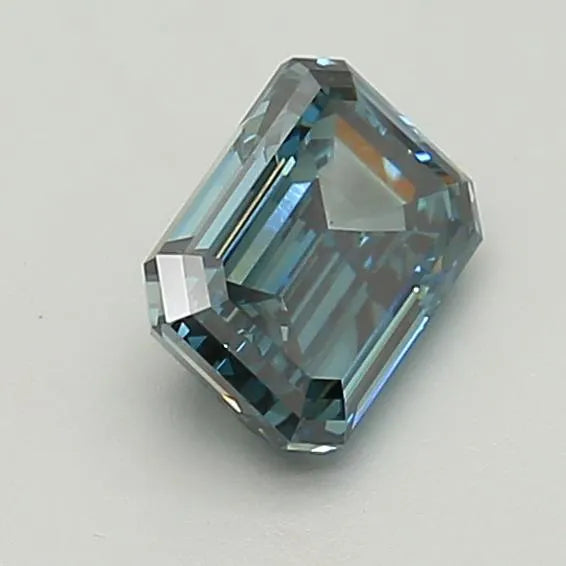 1.82ct Emerald Lab Grown Diamond (Colour Fancy Deep Blue, Clarity VS2, IGI Certified)