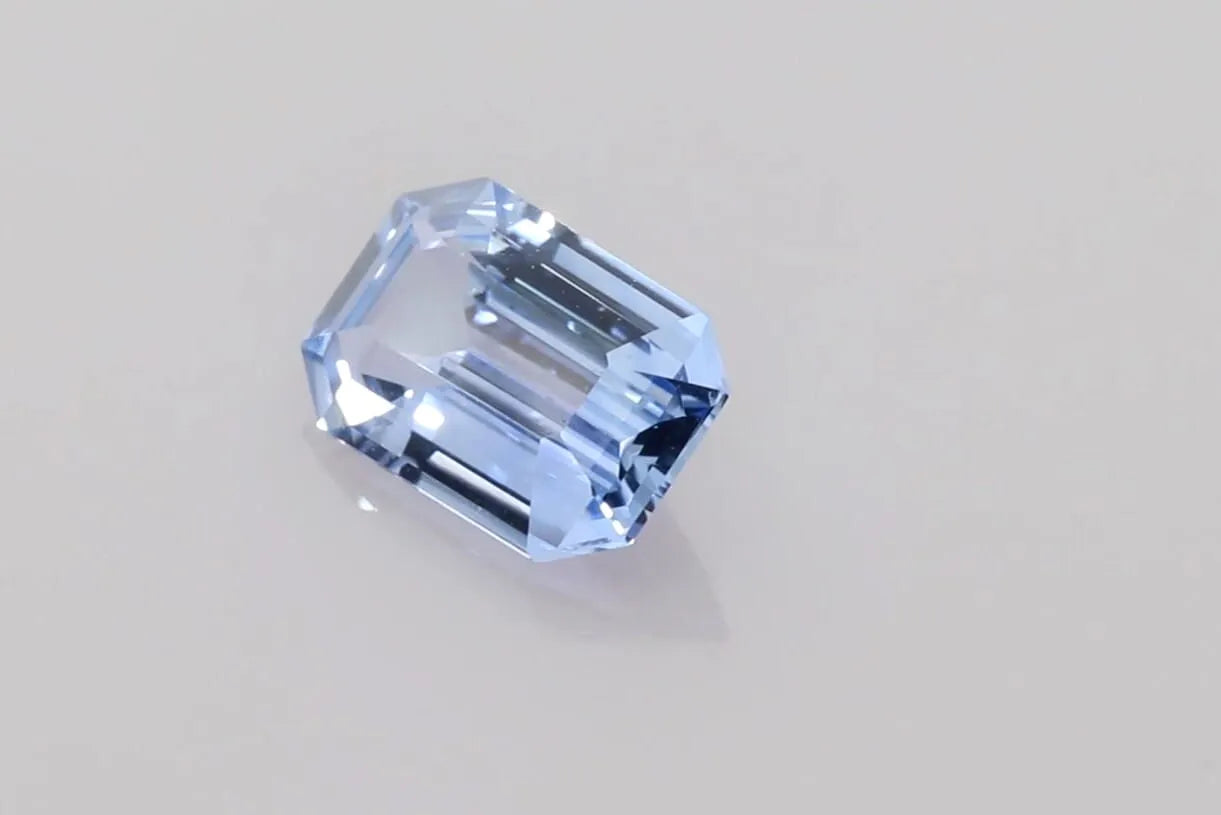 1.82ct Emerald Natural Sapphire (Colour Blue, Clarity Eye Clean, Cut Faceted)