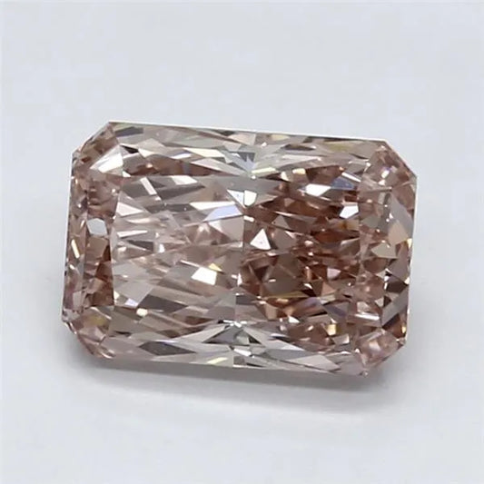 1.85ct Radiant Lab Grown Diamond (Colour Fancy Intense Brown Pink, Clarity VS2, Cut GD, IGI Certified)