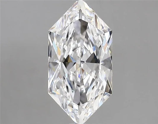 1.89ct Hexagonal Lab Grown Diamond (Colour D, Clarity VVS2, IGI Certified)