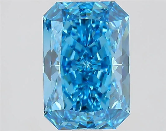 1.89ct Radiant Lab Grown Diamond (Colour Fancy Vivid Blue, Clarity VS1, IGI Certified)