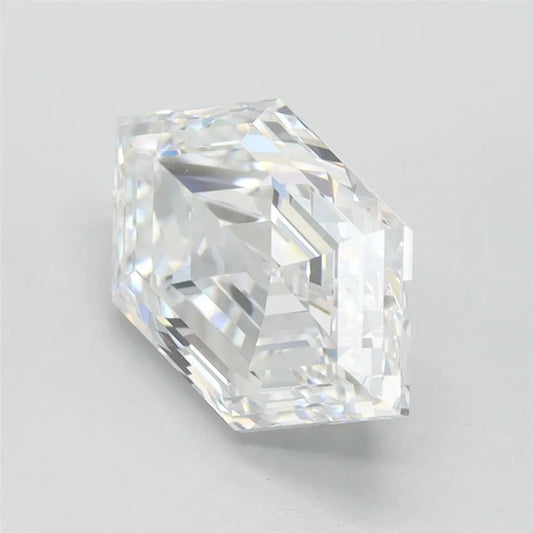 1.90ct Hexagonal Lab Grown Diamond (Colour D, Clarity IF, IGI Certified)