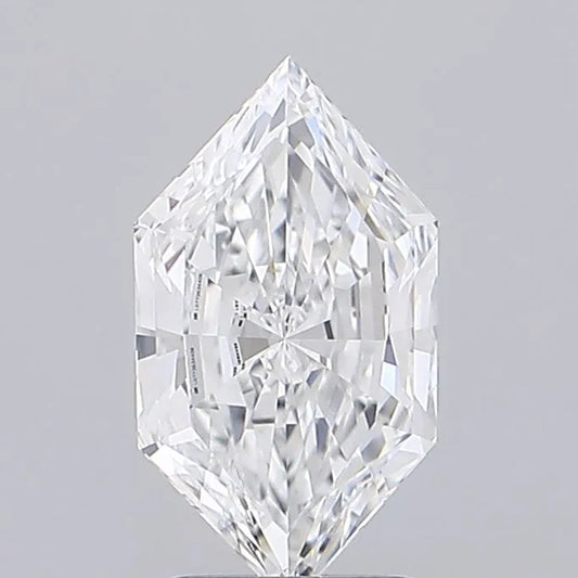 1.90ct Hexagonal Lab Grown Diamond (Colour D, Clarity VVS2, IGI Certified)