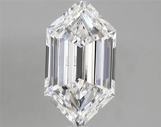 1.93ct Hexagonal Lab Grown Diamond (Colour D, Clarity VS1, IGI Certified)