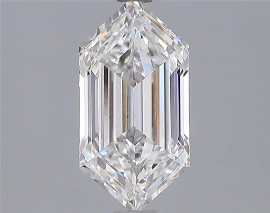 1.93ct Hexagonal Lab Grown Diamond (Colour F, Clarity VS1, IGI Certified)