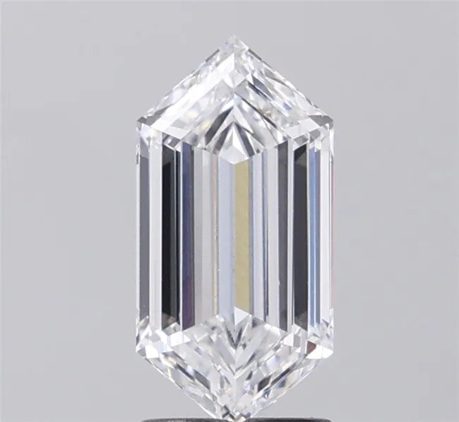 1.94ct Hexagonal Lab Grown Diamond (Colour D, Clarity VVS2, IGI Certified)