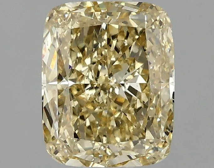 1.96ct Cushion modified Lab Grown Diamond (Colour Fancy Intense Yellow, Clarity VS2, IGI Certified)