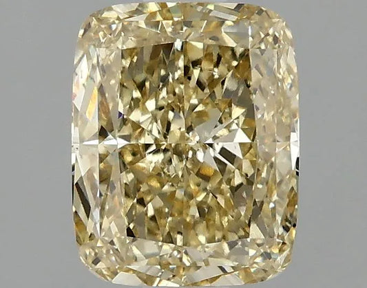 1.96ct Cushion modified Lab Grown Diamond (Colour Fancy Intense Yellow, Clarity VS2, IGI Certified)