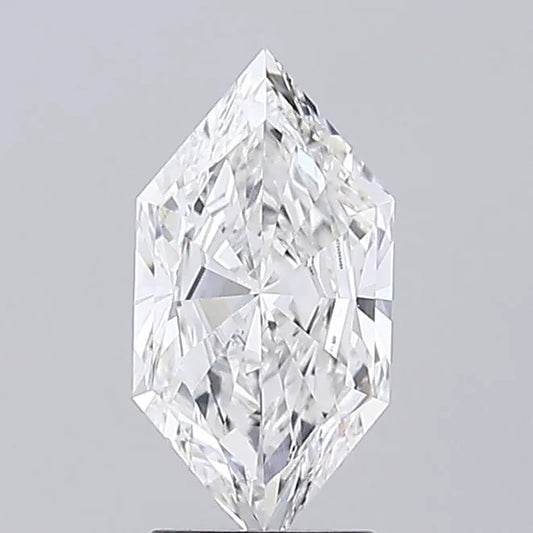 1.97ct Hexagonal Lab Grown Diamond (Colour E, Clarity VVS2, IGI Certified)