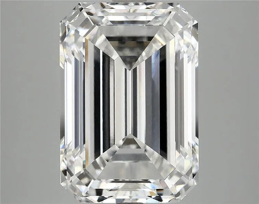 10.00ct Emerald Lab Grown Diamond (Colour F, Clarity VS1, IGI Certified)