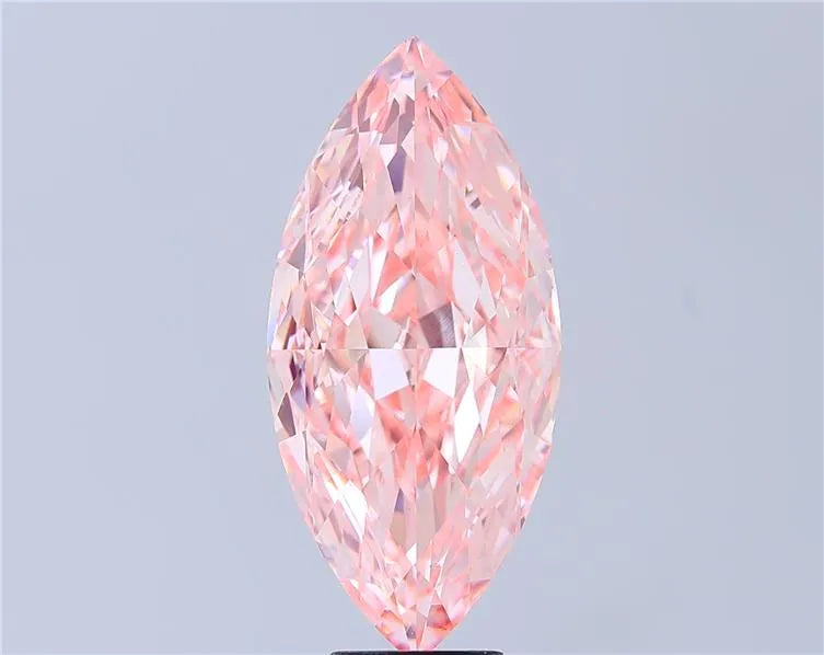 10.03ct Marquise Lab Grown Diamond (Colour Fancy Vivid Pink, Clarity VVS2, IGI Certified)