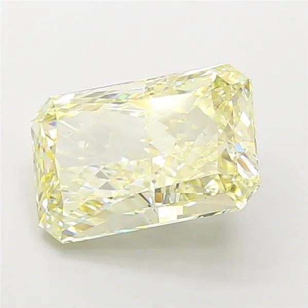 10.05ct Radiant Lab Grown Diamond (Colour Fancy Light Yellow, Clarity VS2, IGI Certified)