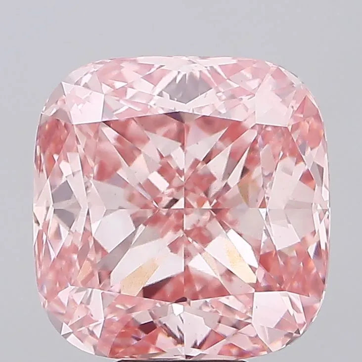 10.10ct Cushion modified Lab Grown Diamond (Colour Fancy Vivid Pink, Clarity VS1, IGI Certified)