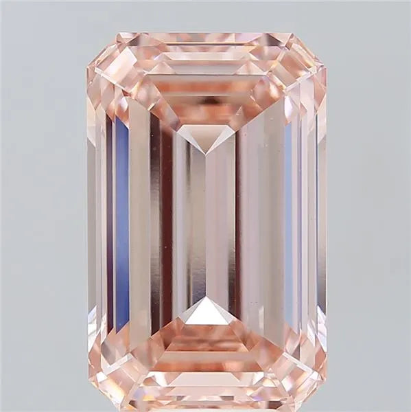 10.58ct Emerald Lab Grown Diamond (Colour Fancy Intense Pink, Clarity VS1, IGI Certified)