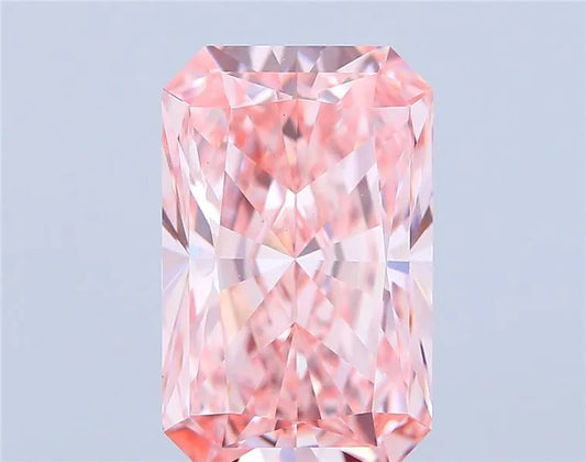 7.10ct Radiant Lab Grown Diamond (Colour Fancy Vivid Pink, Clarity VS1, IGI Certified)