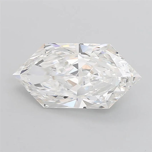 11.09ct Hexagonal Lab Grown Diamond (Colour E, Clarity VVS2, IGI Certified)