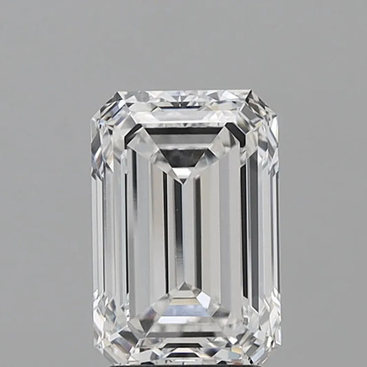 3.06ct Emerald Lab Grown Diamond (Colour E, Clarity VVS2, IGI Certified)