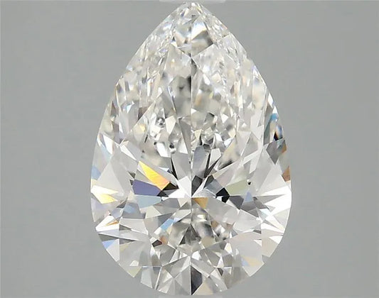 2.05ct Pear Lab Grown Diamond (Colour F, Clarity VVS2, IGI Certified)