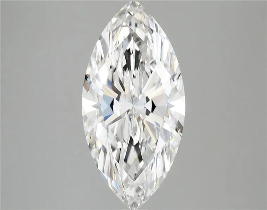 2.82ct Marquise Lab Grown Diamond (Colour E, Clarity VVS2, IGI Certified)
