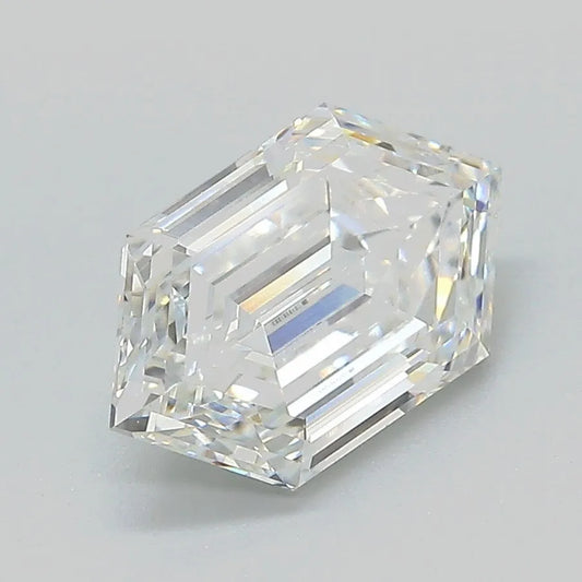 2.16ct Hexagonal Lab Grown Diamond (Colour E, Clarity VVS2, IGI Certified)