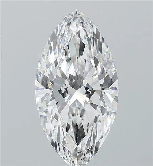 2.71ct Marquise Lab Grown Diamond (Colour F, Clarity VS1, GIA Certified)