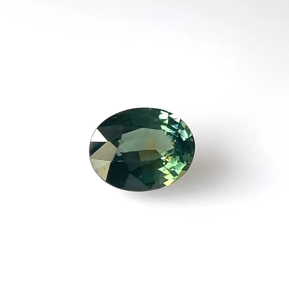 3.69ct Oval Natural Sapphire (Colour Green, Clarity Slightly Included, Cut Faceted)
