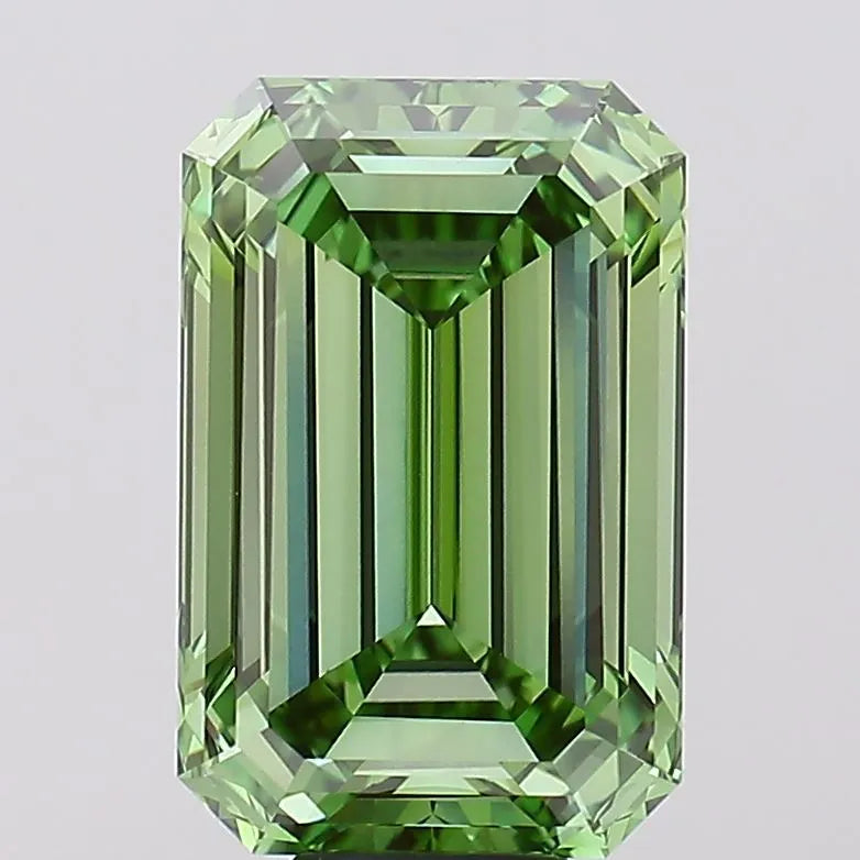 12.02ct Emerald Lab Grown Diamond (Colour Fancy Vivid Green, Clarity VVS2, IGI Certified)