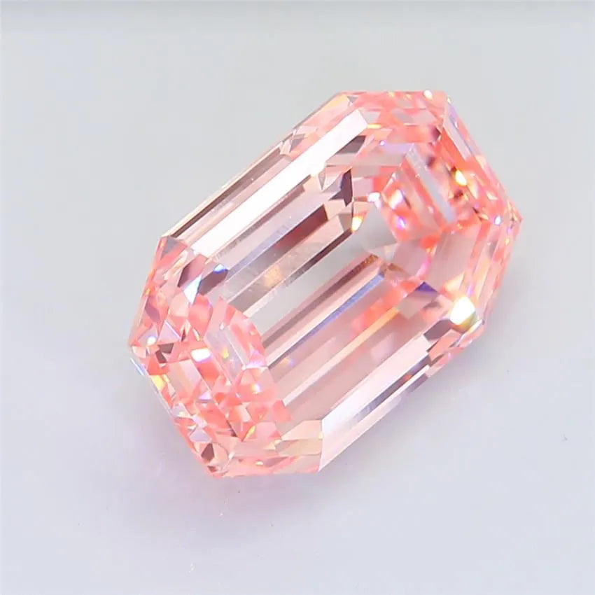 12.33ct Octagonal Lab Grown Diamond (Colour Fancy Intense Pink, Clarity VVS2, IGI Certified)