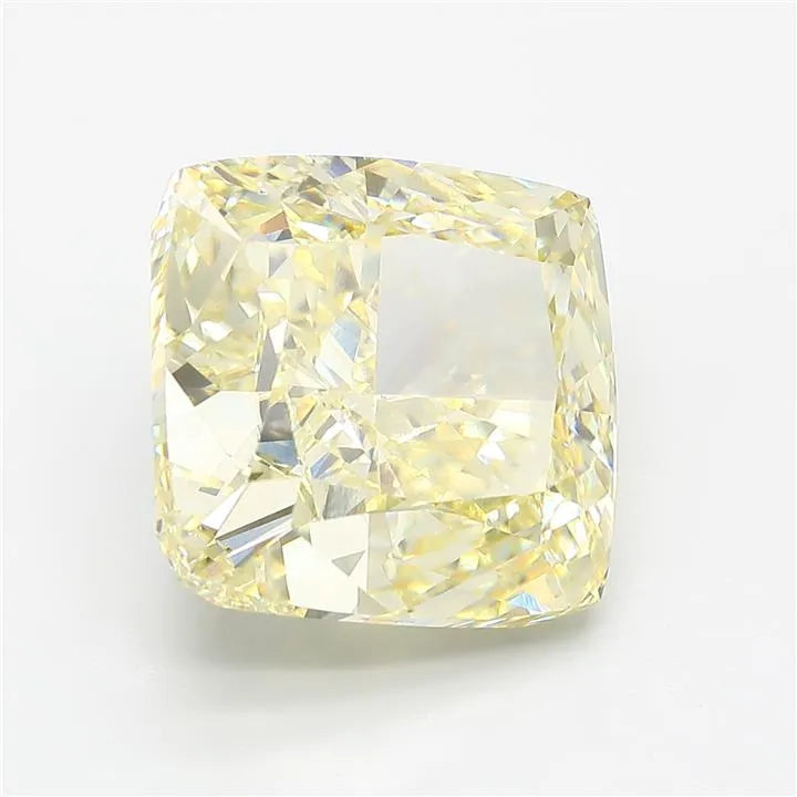 12.72ct Cushion modified Lab Grown Diamond (Colour Fancy Light Yellow, Clarity VVS2, IGI Certified)