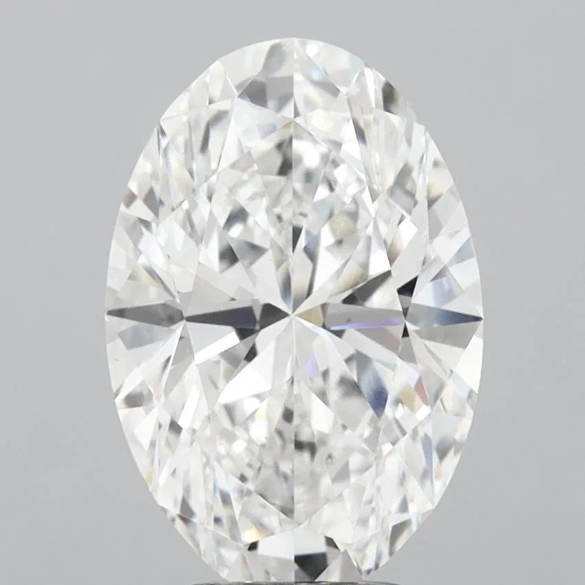 3.99ct Oval Lab Grown Diamond (Colour E, Clarity VS1, IGI Certified)