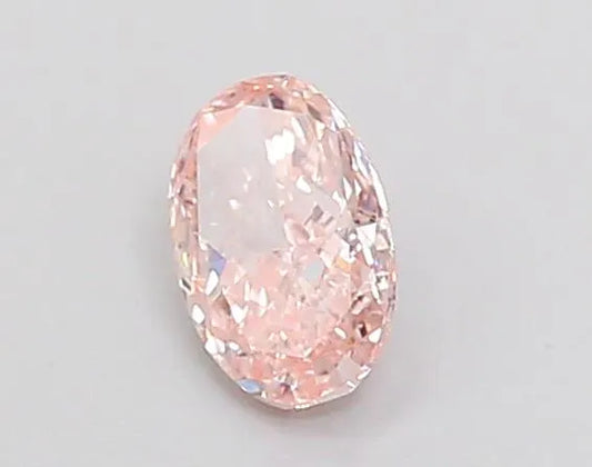 0.30ct Oval Lab Grown Diamond (Colour Fancy Brownish Pink, Clarity VS1, IGI Certified)