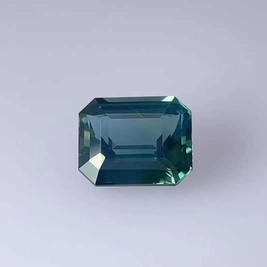 2.07ct Emerald Natural Sapphire (Colour Multicolor, Clarity Slightly Included, Cut Faceted)
