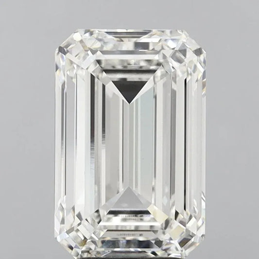 5.44ct Emerald Lab Grown Diamond (Colour G, Clarity VVS2, IGI Certified)
