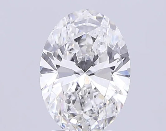 3.50ct Oval Lab Grown Diamond (Colour E, Clarity VVS2, IGI Certified)