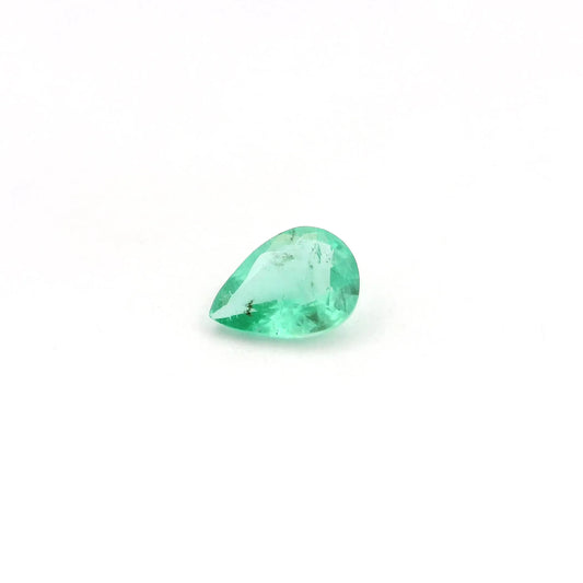 0.51ct Pear Natural Emerald (Colour Green, Clarity Slightly Included, Cut Faceted)