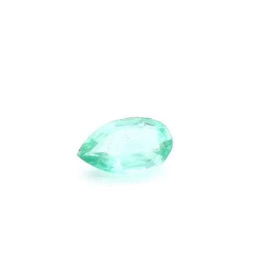 1.06ct Pear Natural Emerald (Colour Green, Clarity Slightly Included, Cut Faceted)