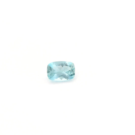 0.47ct Cushion Natural Aquamarine (Colour Blue, Clarity Eye Clean, Cut Faceted)