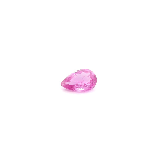 0.39ct Pear Natural Sapphire (Colour Pink, Clarity Slightly Included, Cut Faceted)