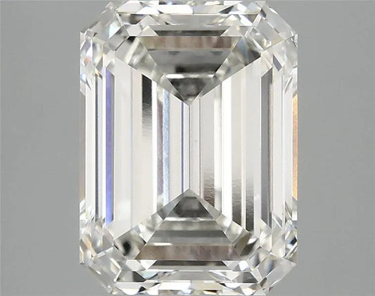 3.87ct Emerald Lab Grown Diamond (Colour H, Clarity VVS2, IGI Certified)