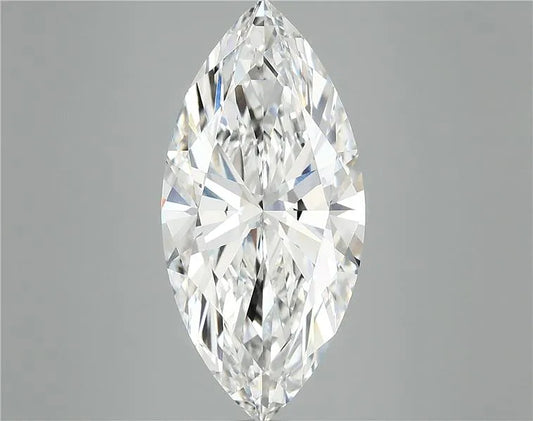 5.68ct Marquise Lab Grown Diamond (Colour E, Clarity VVS2, IGI Certified)